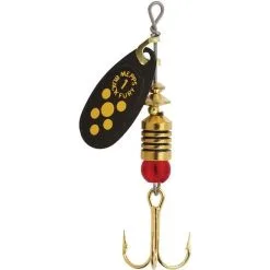 CUILLER MEPPS BLACK FURY NOIR POINT JAUNE