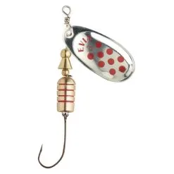 CUILLER TOURNANTE EVIA DOTTY MOD 11 HAMECON SIMPLE - ARGENT POINTS ROUGES
