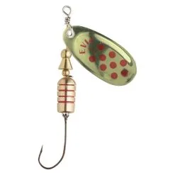 CUILLER TOURNANTE EVIA DOTTY MOD 11 HAMECON SIMPLE - OR POINTS ROUGES