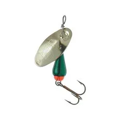 CUILLER TOURNANTE MEPPS XD PLATINIUM OR VERT