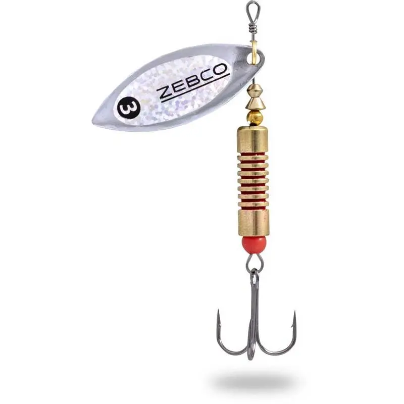 CUILLER TOURNANTE ZEBCO TROPHY Z-RIVER ARGENT