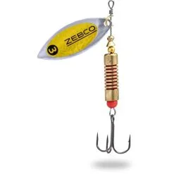 CUILLER TOURNANTE ZEBCO TROPHY Z-RIVER OR ARGENT