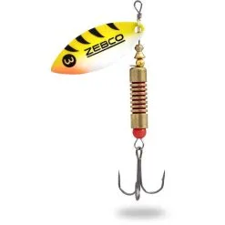 CUILLER TOURNANTE ZEBCO TROPHY Z-RIVER PERCHE ARGENT